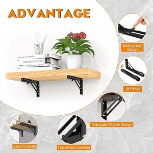 HEAVY DUTY FOLDING SHELF BRACKET