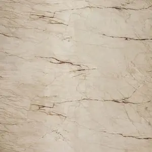 CREAM RED THIN VEINS MARBLE UV FOMIC STICKER ROLLS - WB-3018