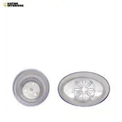 PLASTIC SOAP DISH & BRUSH HOLDER COMBO PACK