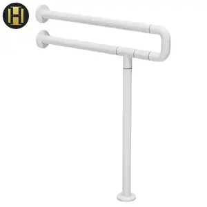 PREMIUM TOILET SUPPORT GRAB BAR WITH FLOOR STAND