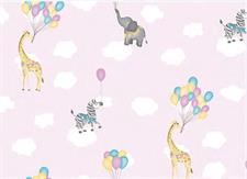 BALLOON SAFARI ADVENTURE - DREAM LAND KIDS WALLPAPER