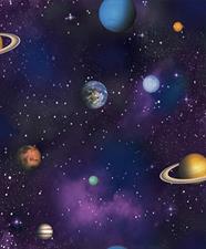 PLANETARY PATTERN - DREAM LAND KIDS WALLPAPER
