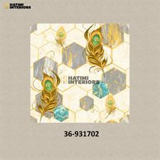 PEACOCK PATTERN - GOLDEN TIMES WALLPAPER ROLLS