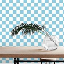 CHECKERED CHIC - CROWN WALLPAPER ROLLS