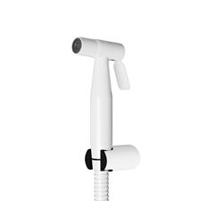 WHITE STAINLESS STEEL MUSLIM SHOWER SET