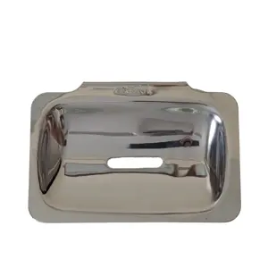 ASM STAINLESS STEEL RECTANGULAR WALL MOUNTED SOAP DISH