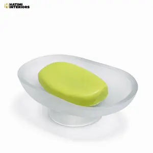 KATORI GLASS SOAP DISH OVAL