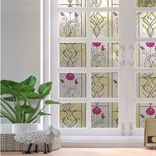 FLOWER PATTERN ADHESIVE PAPER