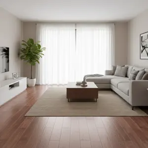 WORN MAHOGANY BROWN VINYL FLOORING PLANKS | DT-1016