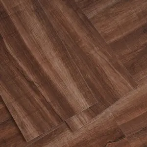 LUXURY BROWN VINYL FLOORING PLANKS | DT-1057