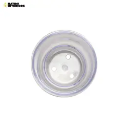 TRANSPARENT PLASTIC BRUSH HOLDER