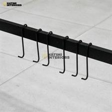 BLACK STAINLESS STEEL PLATE RACK