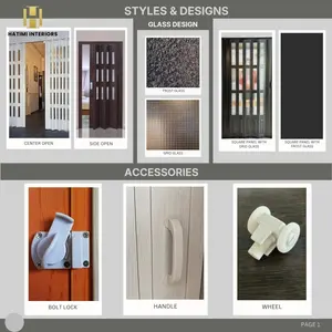 PVC FOLDING DOORS – CUSTOM DESIGN, COLOR & SIZE | PER SQUARE FEET