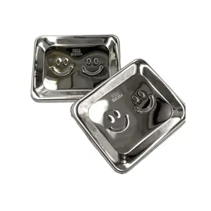 STAINLESS STEEL SMILEY SOAP DISH – ANTI-RUST DRAIN PLATE