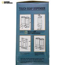 COMPACT GREY BODY SOAP DISPENSER