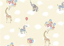 BALLOON SAFARI ADVENTURE - DREAM LAND KIDS WALLPAPER