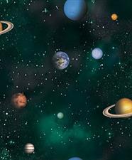 PLANETARY PATTERN - DREAM LAND KIDS WALLPAPER