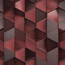 METALLIC SHAPES - PREMIUM WALLPAPER ROLLS