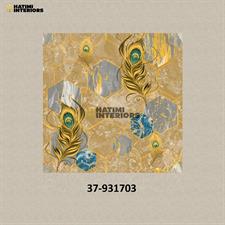 PEACOCK PATTERN - GOLDEN TIMES WALLPAPER ROLLS
