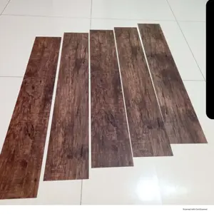 DARK WORN BROWN VINYL FLOORING PLANKS | DT-1001