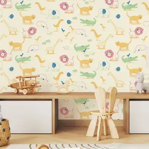 ZOO ZOO LAND - DREAM WORLD WALLPAPER ROLLS