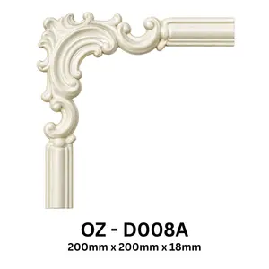 OZ-D008A CLASSIC FLORAL CORNER MOULDING