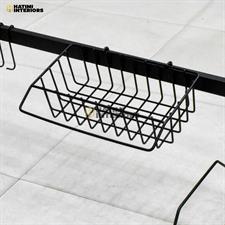 BLACK STAINLESS STEEL PLATE RACK