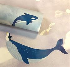 WHALE WHIMSY - DREAM LAND KIDS WALLPAPER