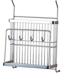 MULTIPURPOSE STAINLESS STEEL CHOPPING BOARD HOLDER