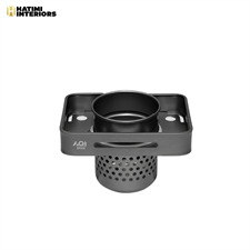 MATTE GREY ALUMINUM BATHROOM ACCESSORIES SET