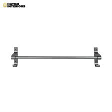 MATTE GREY ALUMINUM BATHROOM ACCESSORIES SET