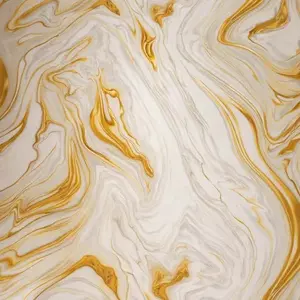 GOLD WAVE MARBLE UV FOMIC STICKER ROLLS - WB-5024