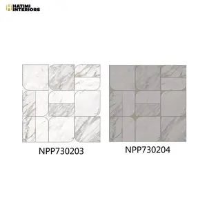 LUXE MARBLE TILE PATTERN - REALM WALLPAPERS ROLLS