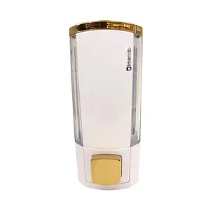 GLORIA WALL-MOUNTED LIQUID SOAP DISPENSER – 400ML TRANSPARENT CRYSTAL TANK