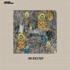 PEACOCK PATTERN - GOLDEN TIMES WALLPAPER ROLLS