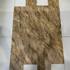 VEINED BROWN MARBLE VINYL FLOORING PLANKS | 1036