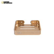SHINY GOLDEN ALUMINUM BATHROOM ACCESSORIES SET