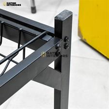 BLACK STAINLESS STEEL PLATE RACK