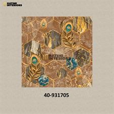 PEACOCK PATTERN - GOLDEN TIMES WALLPAPER ROLLS