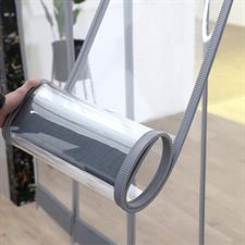 1MM MAGNETIC TRANSPARENT AC CONTROL CURTAINS - CUSTOM SIZE