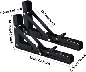 HEAVY DUTY FOLDING SHELF BRACKET