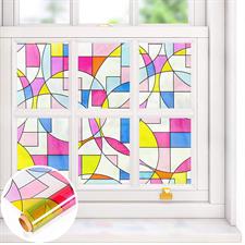 DECORATIVE GLASS ADHESIVE PAPER | DIY 114
