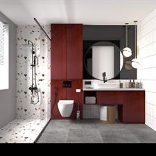 CHERRY WOOD ADHESIVE PAPER