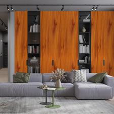 ORANGE WOOD ADHESIVE PAPER