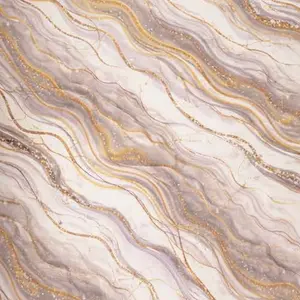 PURPLE GOLD WAVE MARBLE UV FOMIC STICKER ROLLS - WB-2070