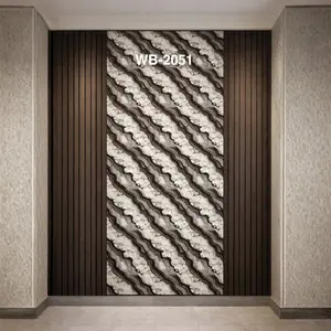 WHITE BLACK WAVE STRIPES UV FOMIC STICKER ROLLS - WB-2051