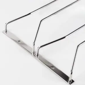 2 PIECE STAINLESS STEEL WINE GLASS HOLDER