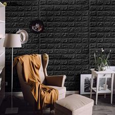 BLACK TEXTURED BRICK FOAMIC SHEET