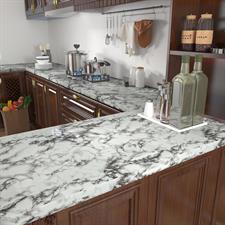 WHITE BLACK MARBLE ADHESIVE PAPER