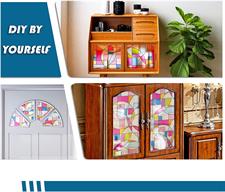 DECORATIVE GLASS ADHESIVE PAPER | DIY 114